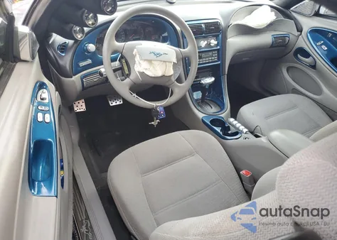 2000 Ford Mustang из США, поврежденный, VIN 1FAFP4045YF221981